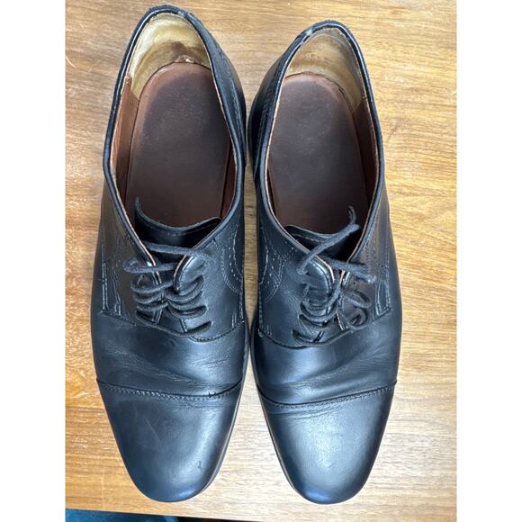 Johnston & Murphy Banning XC4 Sz 10.5 Black Leather Cap Toe Waterproof Calfskin - Picture 3 of 10